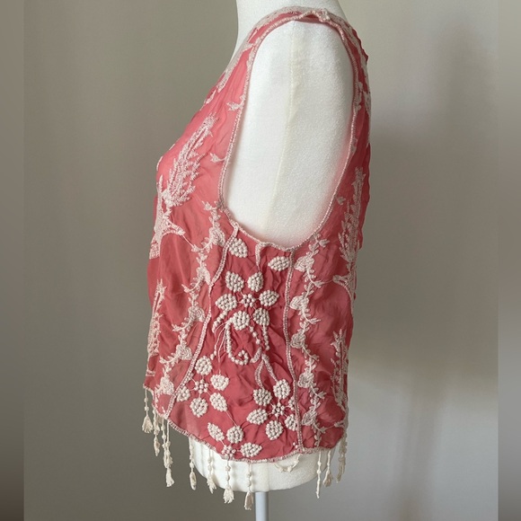 Wishlist Embroidered Cropped Tank - Size L - Picture 9 of 16